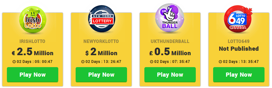days for lotto